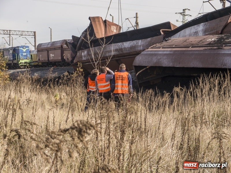 Zdjęcie w galerii na portalu naszraciborz.pl: Wykolejenie w Markowicach. Obraz z lotu ptaka  wiadomości z regionu