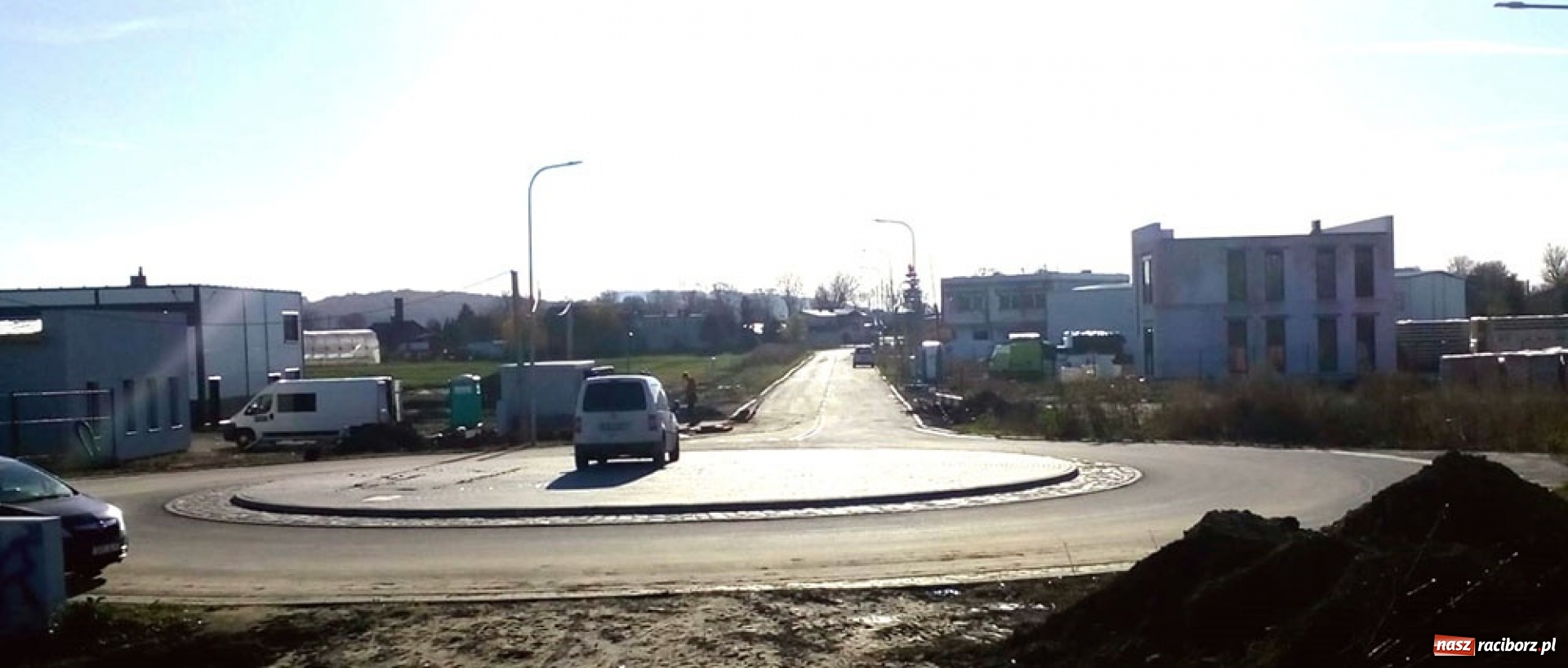 Zdjęcie w galerii na portalu naszraciborz.pl: Prace budowlane w strefie gospodarczej przy ul. Bartka Lasoty nabierają tempa! wiadomości z regionu