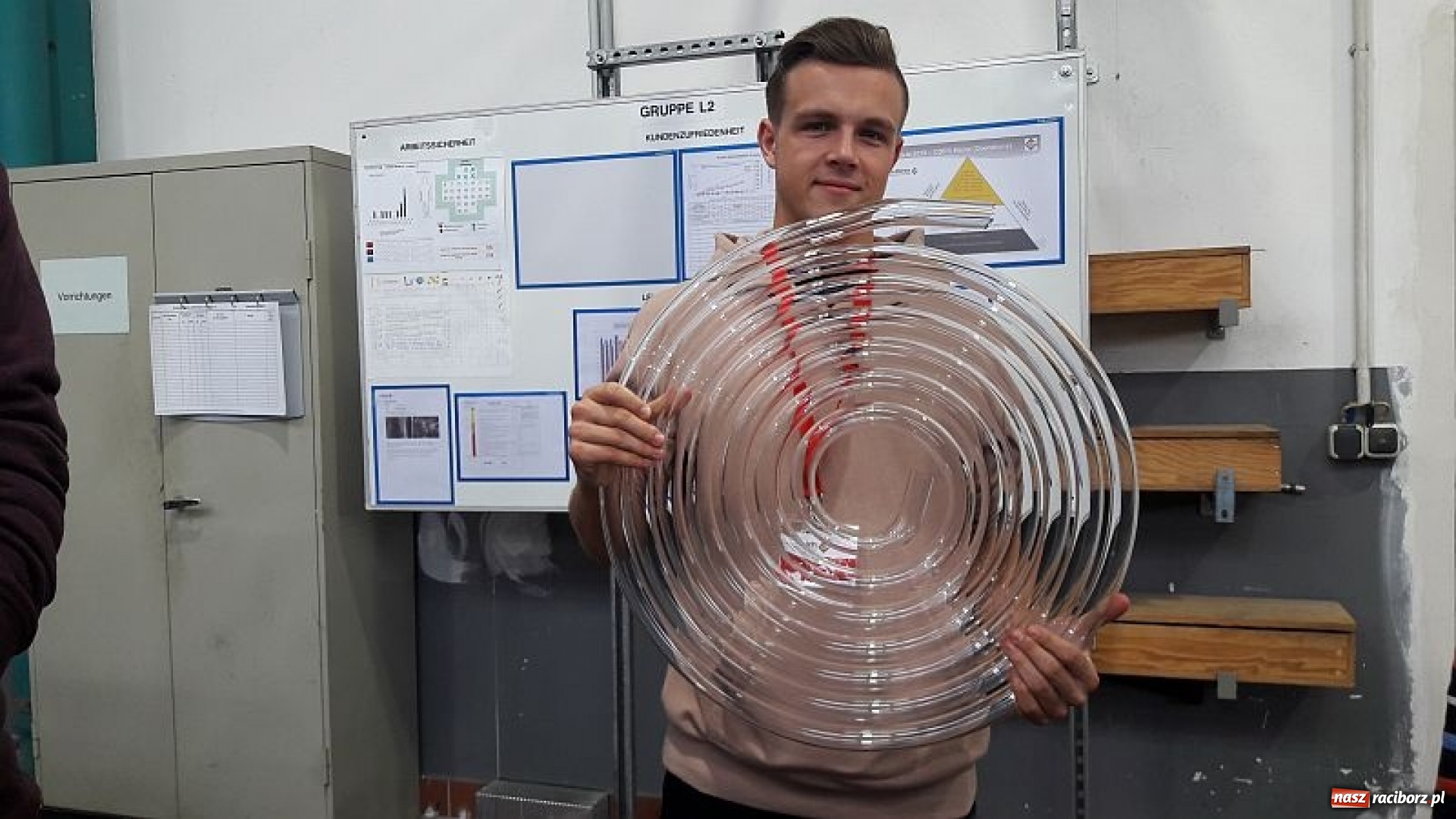 Zdjęcie w galerii na portalu naszraciborz.pl: Uczniowie z Mechanika pozdrawiają z Moguncji  wiadomości z regionu