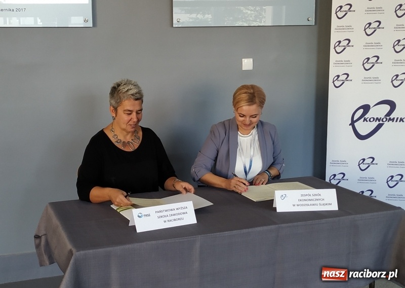 Zdjęcie w galerii na portalu naszraciborz.pl: Raciborska PWSZ podpisała umowę o współpracy z wodzisławskim Ekonomikiem wiadomości z regionu