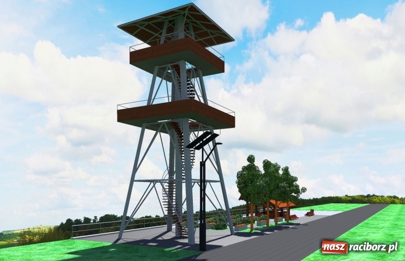 Zdjęcie w galerii na portalu naszraciborz.pl: W Pietrowicach Wielkich oddano do użytku wieżę widokową FOTO i WIDEO wiadomości z regionu