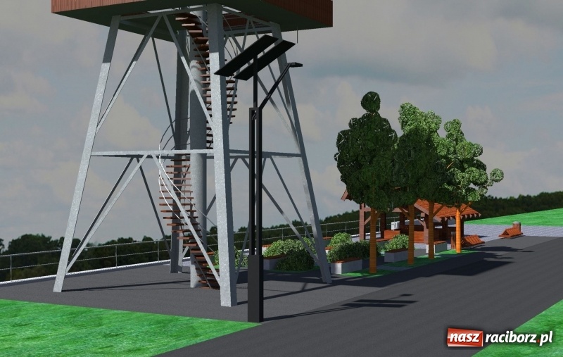 Zdjęcie w galerii na portalu naszraciborz.pl: W Pietrowicach Wielkich oddano do użytku wieżę widokową FOTO i WIDEO wiadomości z regionu