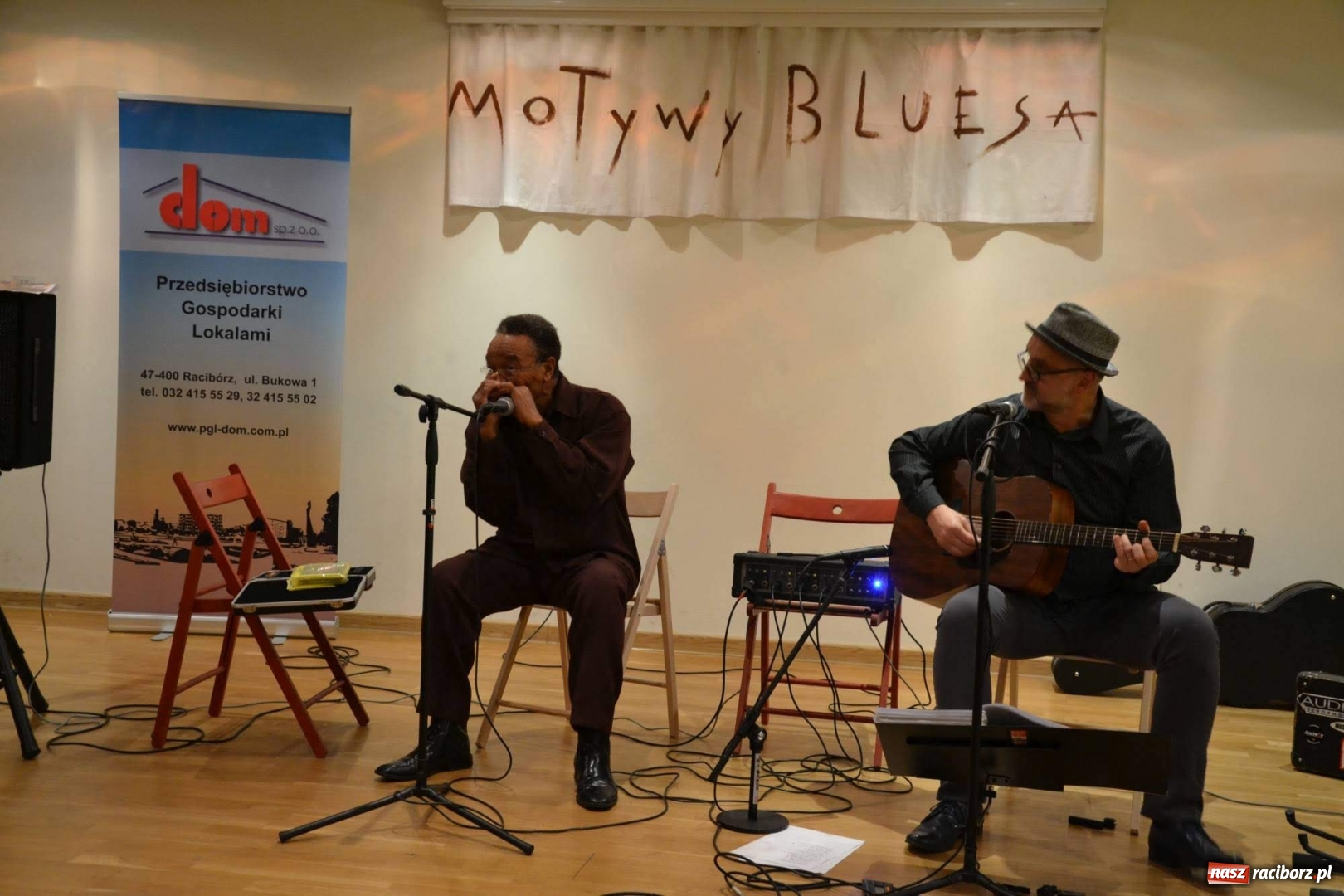 Zdjęcie w galerii na portalu naszraciborz.pl: Blues Combo. Koncert Motywy Bluesa nr 10 na Zamku Piastowskim  wiadomości z regionu