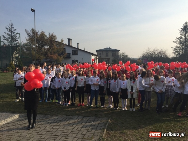 Zdjęcie w galerii na portalu naszraciborz.pl: Uczniowie z Nędzy w przemarszu dla Niepodległej z naczelnikiem na czele wiadomości z regionu