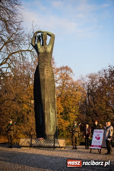 Zdjęcie w galerii na portalu naszraciborz.pl: 100 lat NIEPODLEGŁEJ. Raciborskie obchody narodowego święta FOTO i WIDEO  wiadomości z regionu