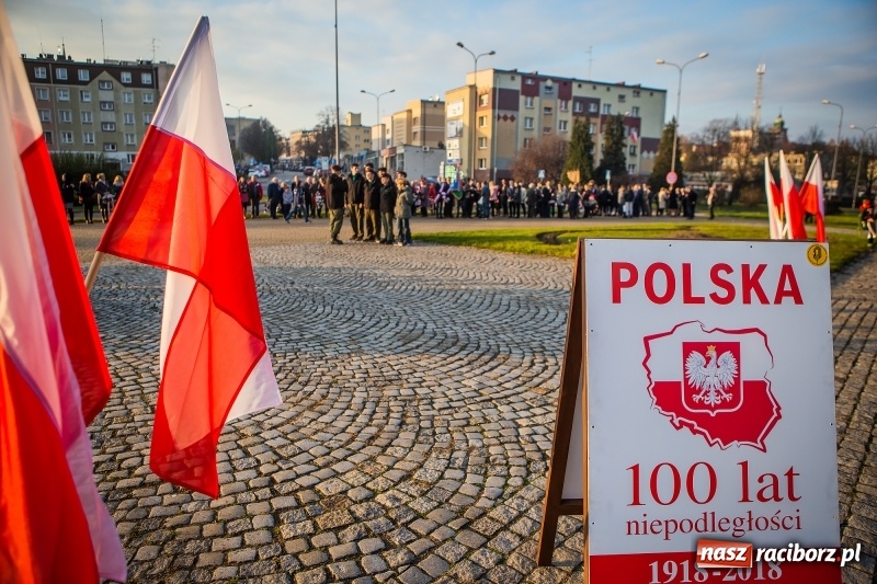 Zdjęcie w galerii na portalu naszraciborz.pl: 100 lat NIEPODLEGŁEJ. Raciborskie obchody narodowego święta FOTO i WIDEO  wiadomości z regionu