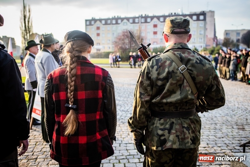 Zdjęcie w galerii na portalu naszraciborz.pl: 100 lat NIEPODLEGŁEJ. Raciborskie obchody narodowego święta FOTO i WIDEO  wiadomości z regionu