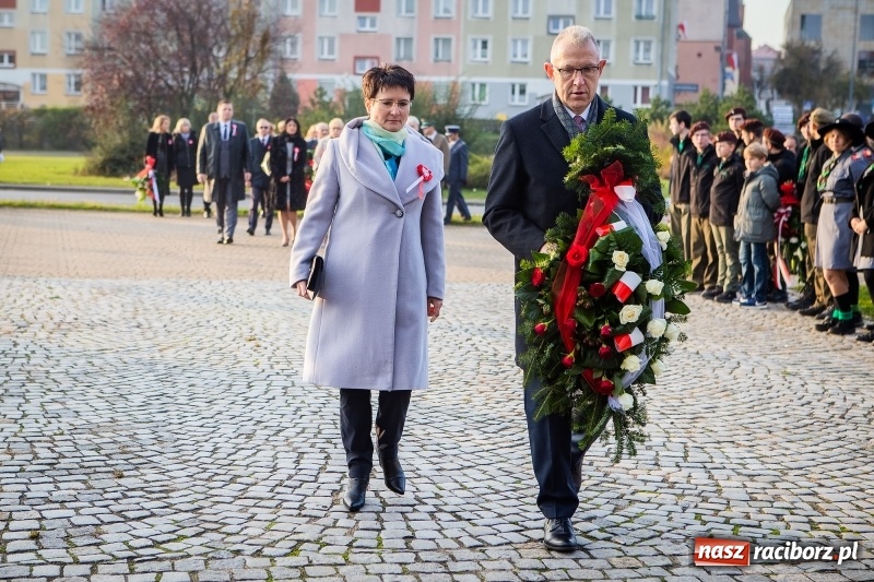Zdjęcie w galerii na portalu naszraciborz.pl: 100 lat NIEPODLEGŁEJ. Raciborskie obchody narodowego święta FOTO i WIDEO  wiadomości z regionu