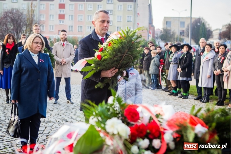 Zdjęcie w galerii na portalu naszraciborz.pl: 100 lat NIEPODLEGŁEJ. Raciborskie obchody narodowego święta FOTO i WIDEO  wiadomości z regionu