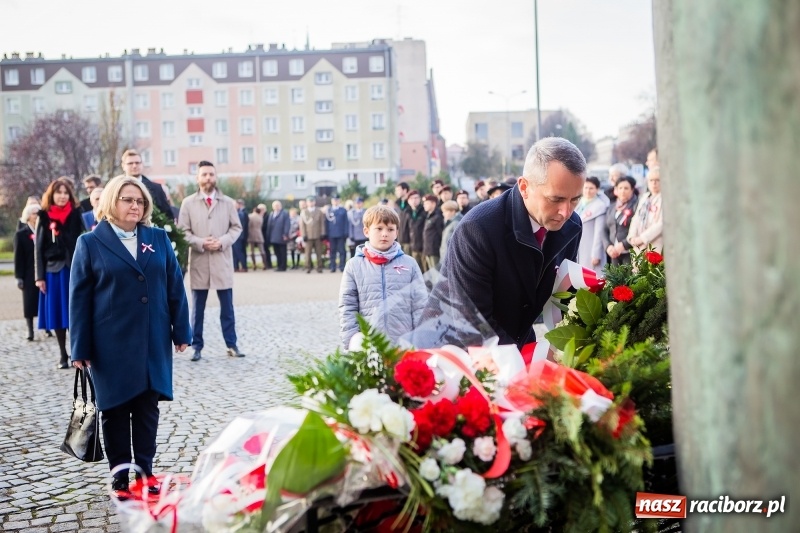 Zdjęcie w galerii na portalu naszraciborz.pl: 100 lat NIEPODLEGŁEJ. Raciborskie obchody narodowego święta FOTO i WIDEO  wiadomości z regionu