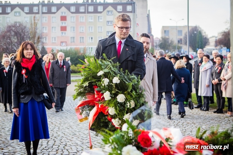 Zdjęcie w galerii na portalu naszraciborz.pl: 100 lat NIEPODLEGŁEJ. Raciborskie obchody narodowego święta FOTO i WIDEO  wiadomości z regionu