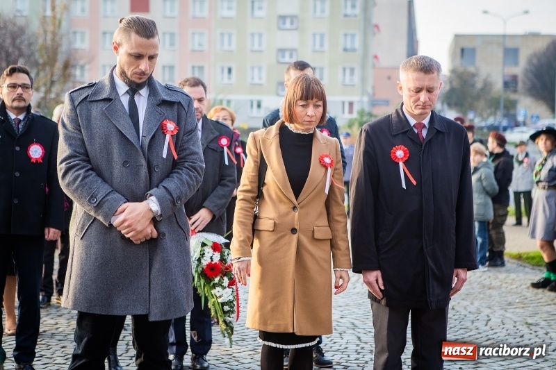 Zdjęcie w galerii na portalu naszraciborz.pl: 100 lat NIEPODLEGŁEJ. Raciborskie obchody narodowego święta FOTO i WIDEO  wiadomości z regionu