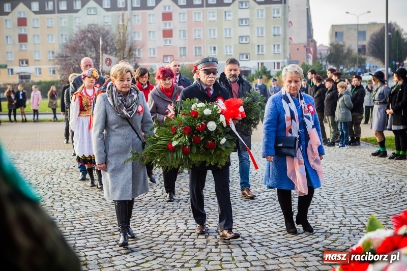 Zdjęcie w galerii na portalu naszraciborz.pl: 100 lat NIEPODLEGŁEJ. Raciborskie obchody narodowego święta FOTO i WIDEO  wiadomości z regionu