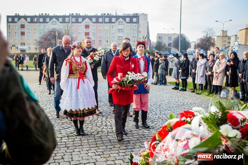 Zdjęcie w galerii na portalu naszraciborz.pl: 100 lat NIEPODLEGŁEJ. Raciborskie obchody narodowego święta FOTO i WIDEO  wiadomości z regionu