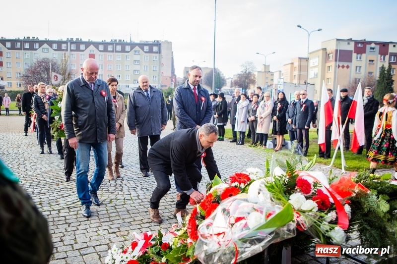 Zdjęcie w galerii na portalu naszraciborz.pl: 100 lat NIEPODLEGŁEJ. Raciborskie obchody narodowego święta FOTO i WIDEO  wiadomości z regionu