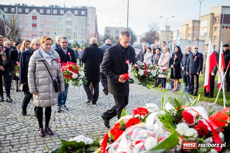 Zdjęcie w galerii na portalu naszraciborz.pl: 100 lat NIEPODLEGŁEJ. Raciborskie obchody narodowego święta FOTO i WIDEO  wiadomości z regionu
