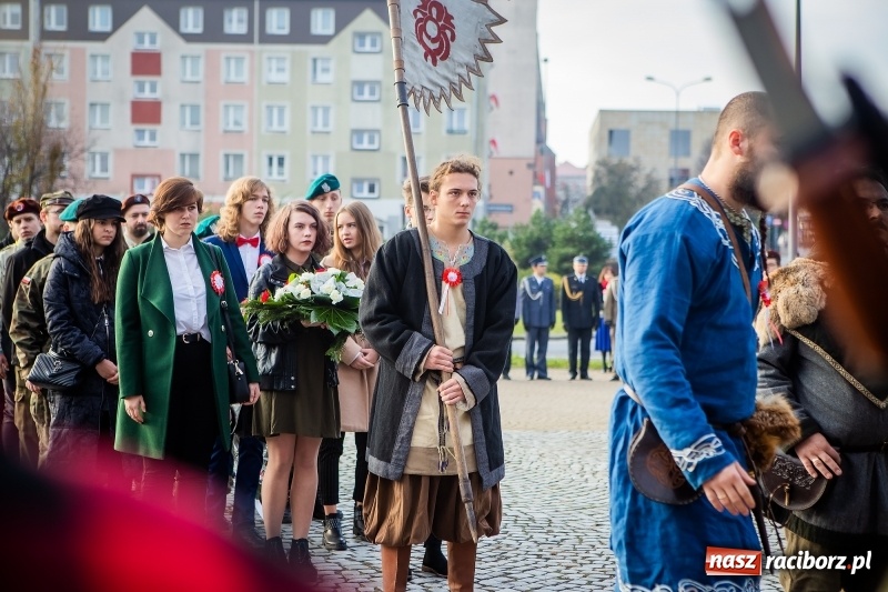 Zdjęcie w galerii na portalu naszraciborz.pl: 100 lat NIEPODLEGŁEJ. Raciborskie obchody narodowego święta FOTO i WIDEO  wiadomości z regionu