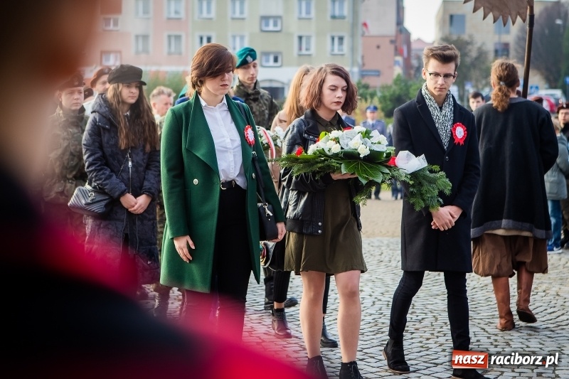 Zdjęcie w galerii na portalu naszraciborz.pl: 100 lat NIEPODLEGŁEJ. Raciborskie obchody narodowego święta FOTO i WIDEO  wiadomości z regionu