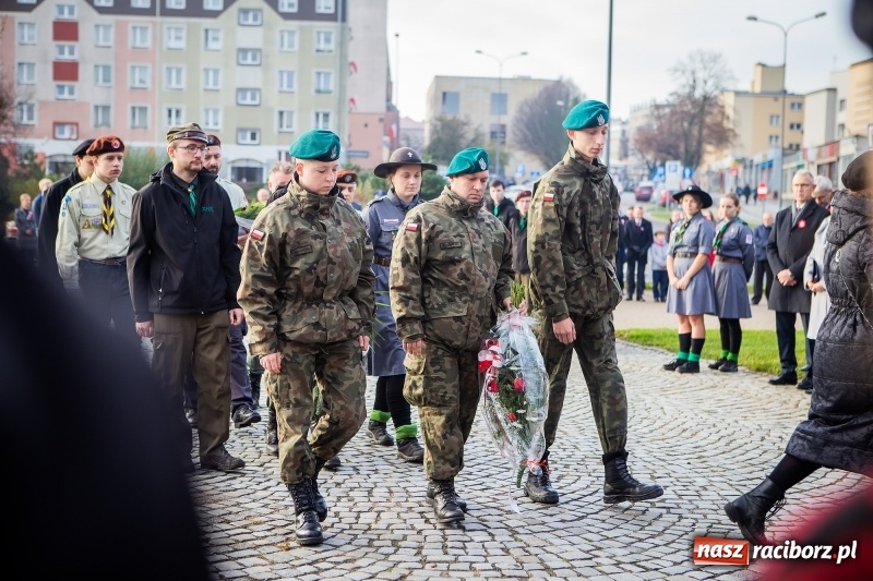 Zdjęcie w galerii na portalu naszraciborz.pl: 100 lat NIEPODLEGŁEJ. Raciborskie obchody narodowego święta FOTO i WIDEO  wiadomości z regionu