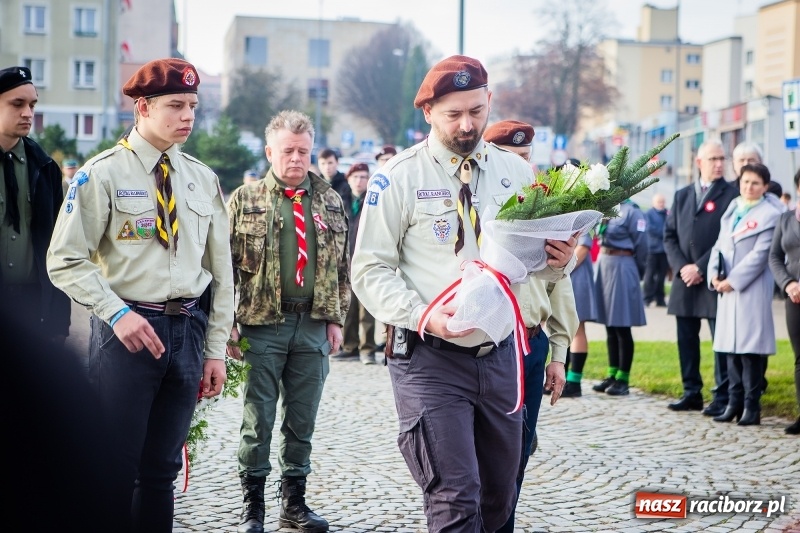 Zdjęcie w galerii na portalu naszraciborz.pl: 100 lat NIEPODLEGŁEJ. Raciborskie obchody narodowego święta FOTO i WIDEO  wiadomości z regionu