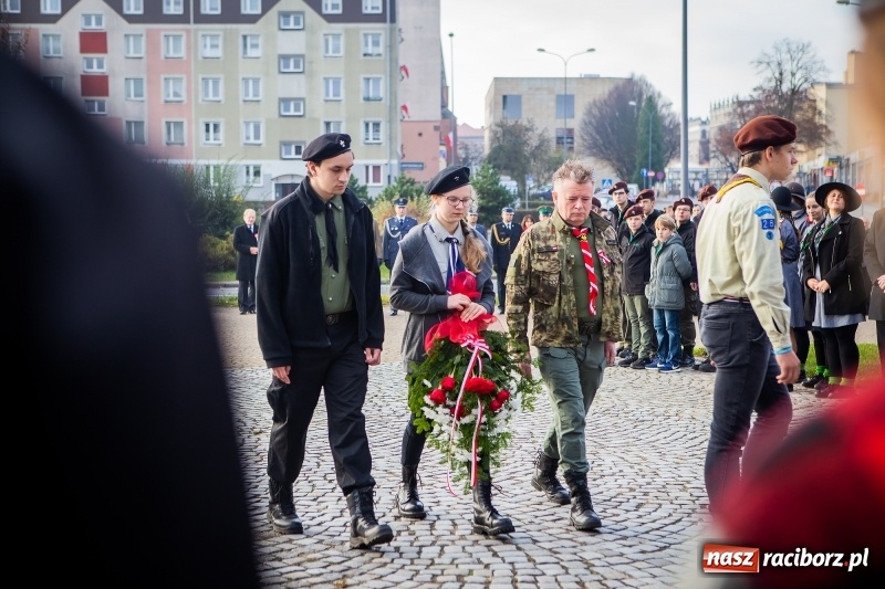 Zdjęcie w galerii na portalu naszraciborz.pl: 100 lat NIEPODLEGŁEJ. Raciborskie obchody narodowego święta FOTO i WIDEO  wiadomości z regionu