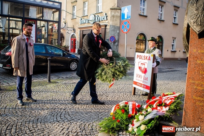 Zdjęcie w galerii na portalu naszraciborz.pl: 100 lat NIEPODLEGŁEJ. Raciborskie obchody narodowego święta FOTO i WIDEO  wiadomości z regionu
