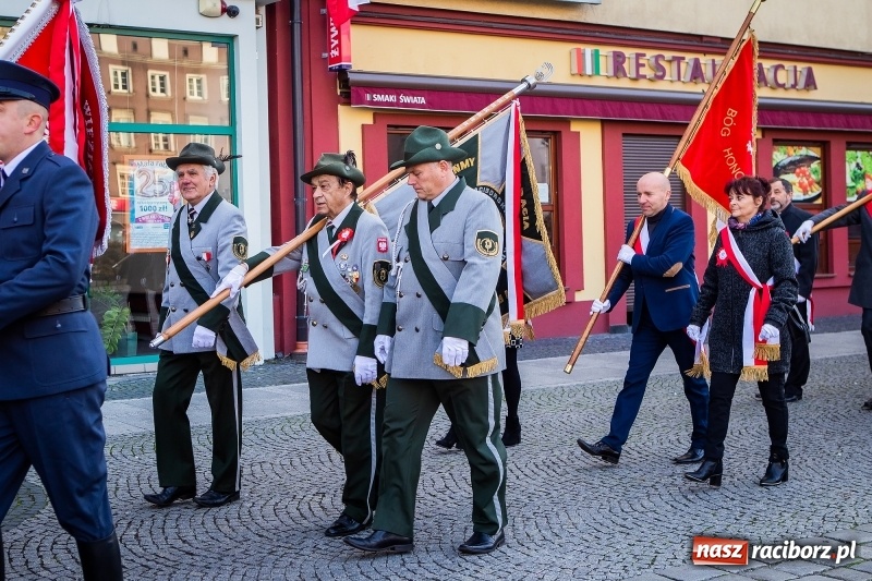 Zdjęcie w galerii na portalu naszraciborz.pl: 100 lat NIEPODLEGŁEJ. Raciborskie obchody narodowego święta FOTO i WIDEO  wiadomości z regionu