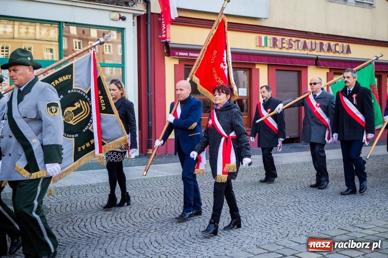 Zdjęcie w galerii na portalu naszraciborz.pl: 100 lat NIEPODLEGŁEJ. Raciborskie obchody narodowego święta FOTO i WIDEO  wiadomości z regionu