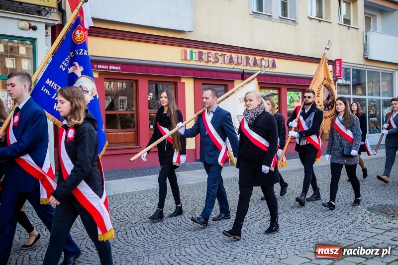 Zdjęcie w galerii na portalu naszraciborz.pl: 100 lat NIEPODLEGŁEJ. Raciborskie obchody narodowego święta FOTO i WIDEO  wiadomości z regionu