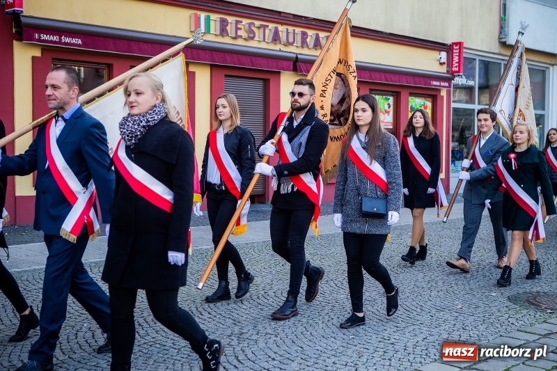 Zdjęcie w galerii na portalu naszraciborz.pl: 100 lat NIEPODLEGŁEJ. Raciborskie obchody narodowego święta FOTO i WIDEO  wiadomości z regionu