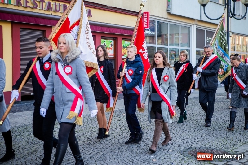 Zdjęcie w galerii na portalu naszraciborz.pl: 100 lat NIEPODLEGŁEJ. Raciborskie obchody narodowego święta FOTO i WIDEO  wiadomości z regionu