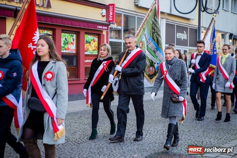 Zdjęcie w galerii na portalu naszraciborz.pl: 100 lat NIEPODLEGŁEJ. Raciborskie obchody narodowego święta FOTO i WIDEO  wiadomości z regionu