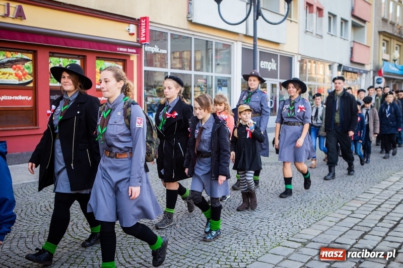 Zdjęcie w galerii na portalu naszraciborz.pl: 100 lat NIEPODLEGŁEJ. Raciborskie obchody narodowego święta FOTO i WIDEO  wiadomości z regionu