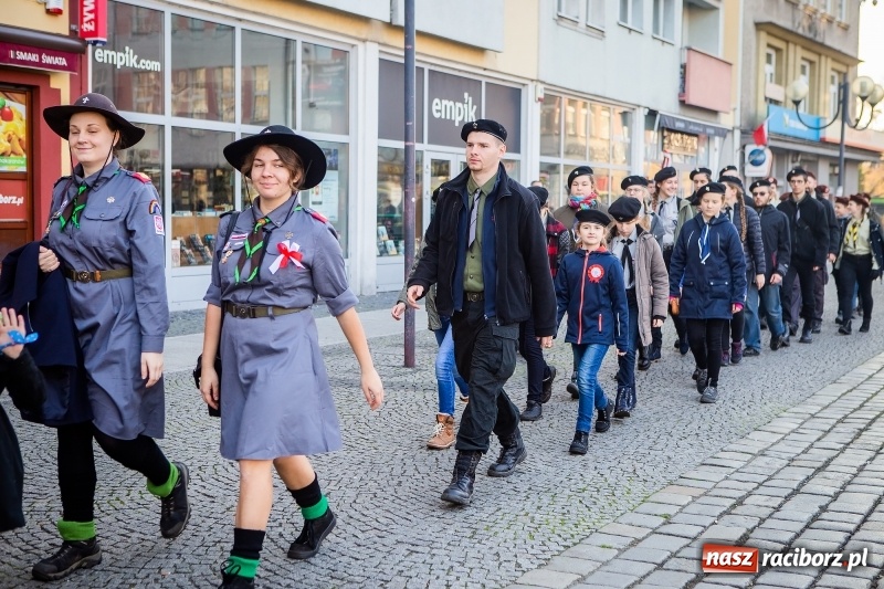 Zdjęcie w galerii na portalu naszraciborz.pl: 100 lat NIEPODLEGŁEJ. Raciborskie obchody narodowego święta FOTO i WIDEO  wiadomości z regionu