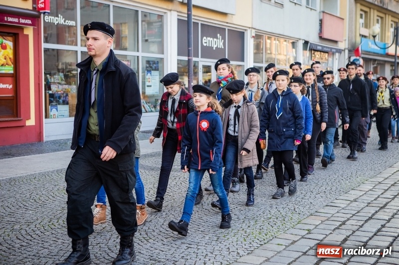 Zdjęcie w galerii na portalu naszraciborz.pl: 100 lat NIEPODLEGŁEJ. Raciborskie obchody narodowego święta FOTO i WIDEO  wiadomości z regionu