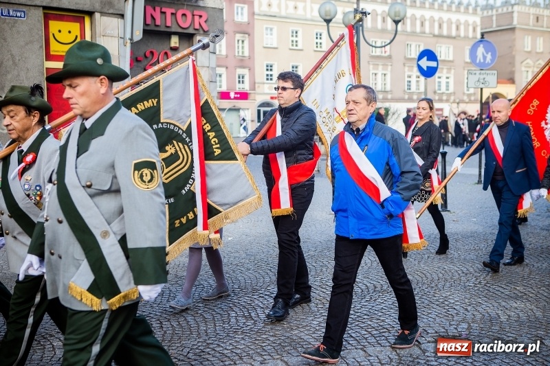Zdjęcie w galerii na portalu naszraciborz.pl: 100 lat NIEPODLEGŁEJ. Raciborskie obchody narodowego święta FOTO i WIDEO  wiadomości z regionu