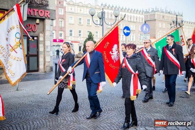 Zdjęcie w galerii na portalu naszraciborz.pl: 100 lat NIEPODLEGŁEJ. Raciborskie obchody narodowego święta FOTO i WIDEO  wiadomości z regionu