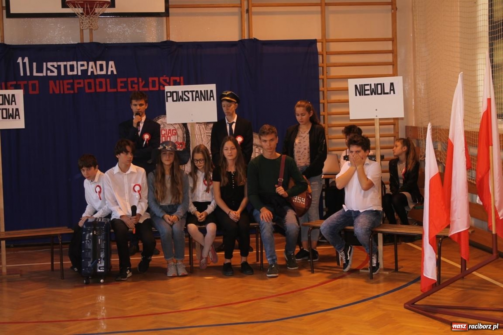 Zdjęcie w galerii na portalu naszraciborz.pl: Święto Niepodległości i dzień świętego Marcina w ZSP 3 na Płoni wiadomości z regionu