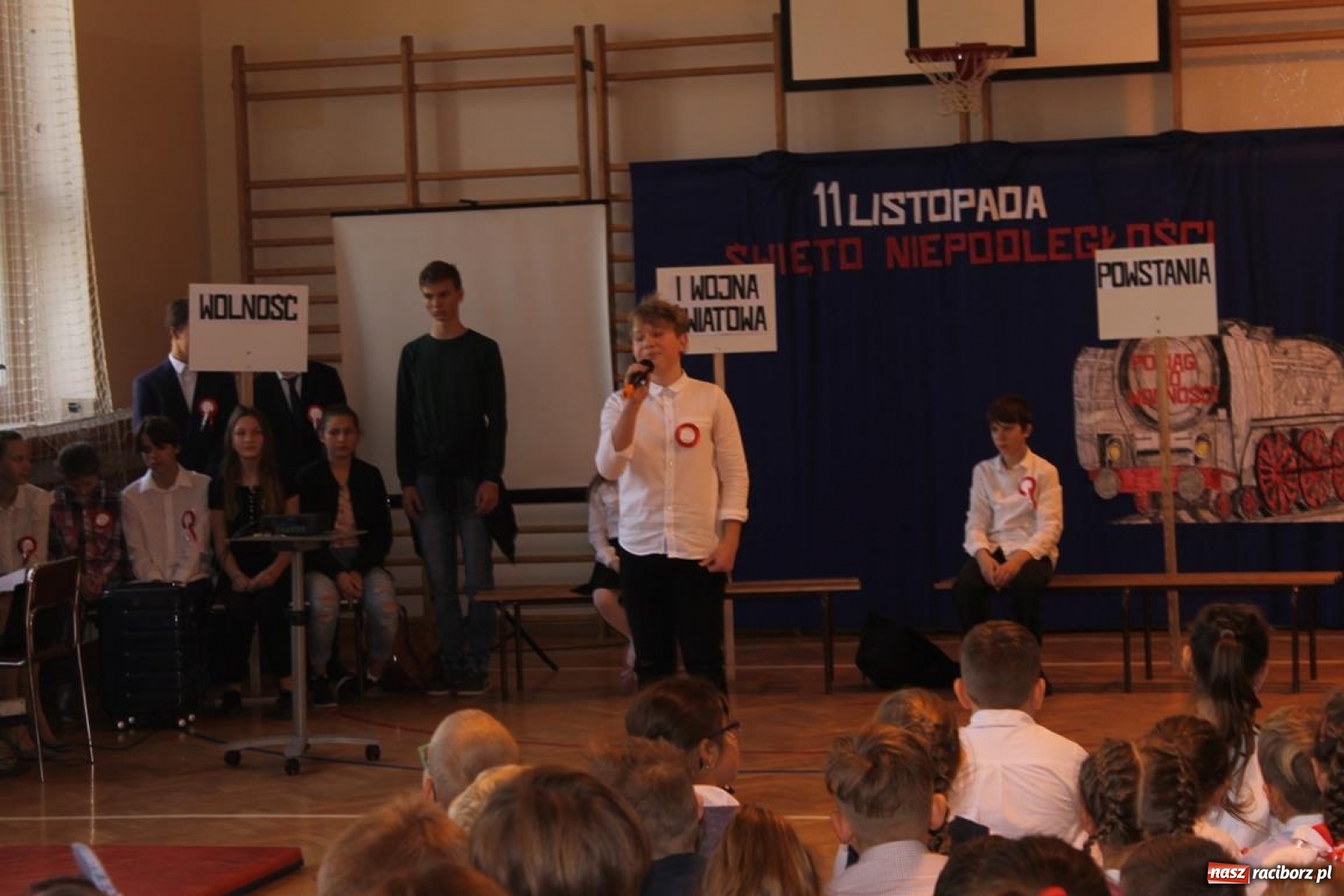Zdjęcie w galerii na portalu naszraciborz.pl: Święto Niepodległości i dzień świętego Marcina w ZSP 3 na Płoni wiadomości z regionu