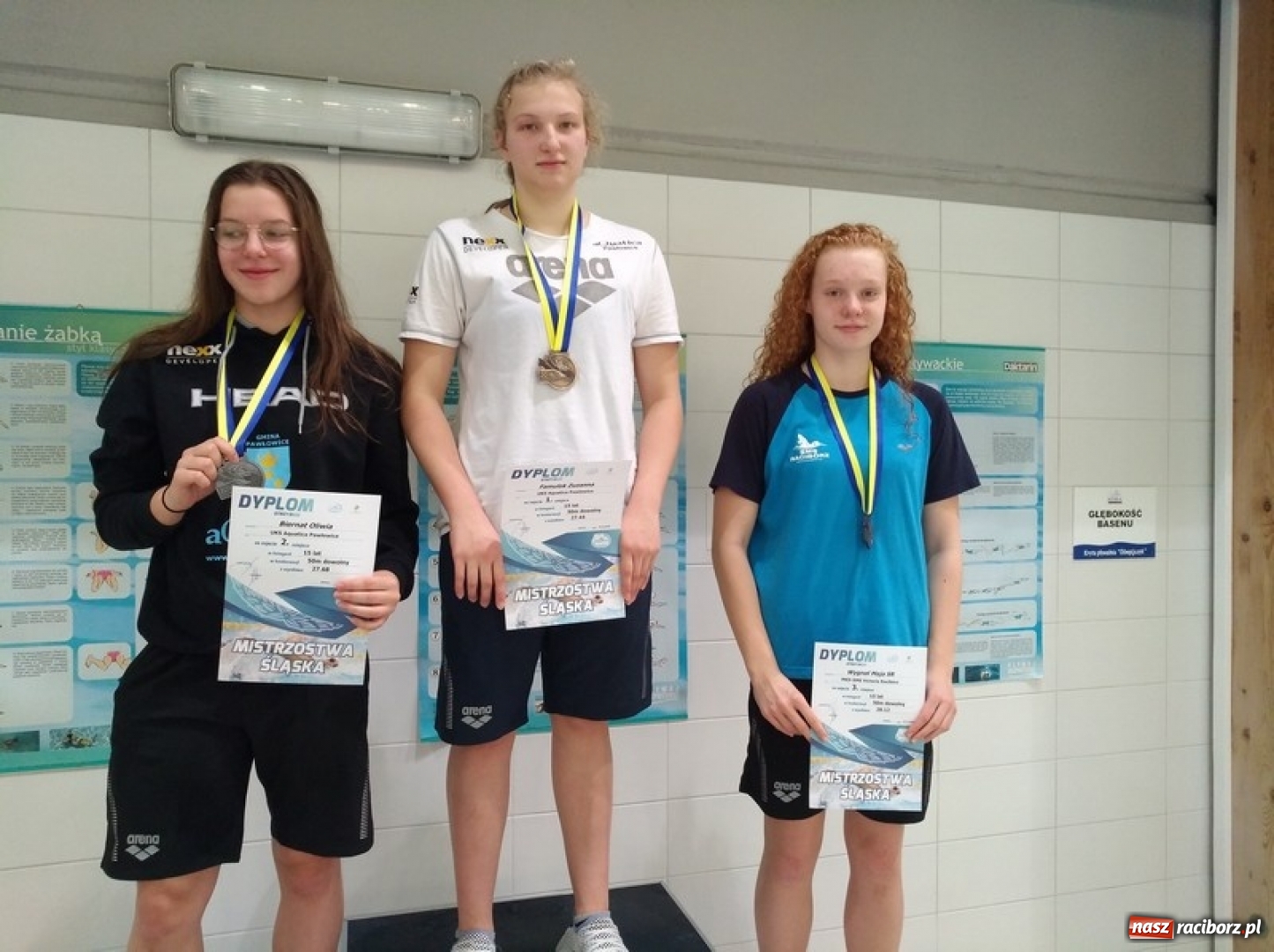 Zdjęcie w galerii na portalu naszraciborz.pl: Pływanie. 75 medali pływaków na Mistrzostwach Śląska wiadomości z regionu