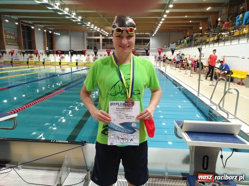Zdjęcie w galerii na portalu naszraciborz.pl: Pływanie. 75 medali pływaków na Mistrzostwach Śląska wiadomości z regionu