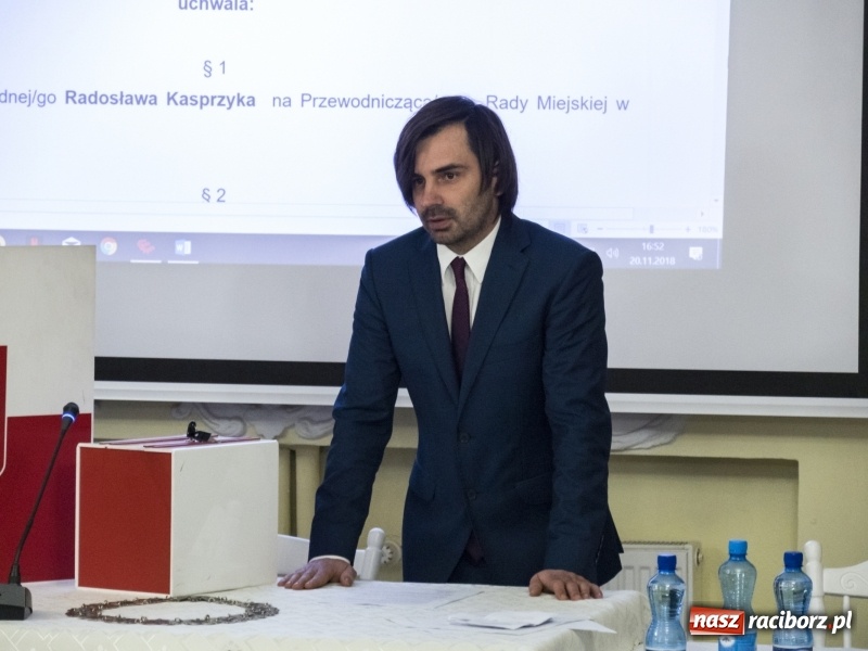 Zdjęcie w galerii na portalu naszraciborz.pl: Radosław Kasprzyk nowym przewodniczącym Rady Miejskiej w Kuźni Raciborskiej  wiadomości z regionu