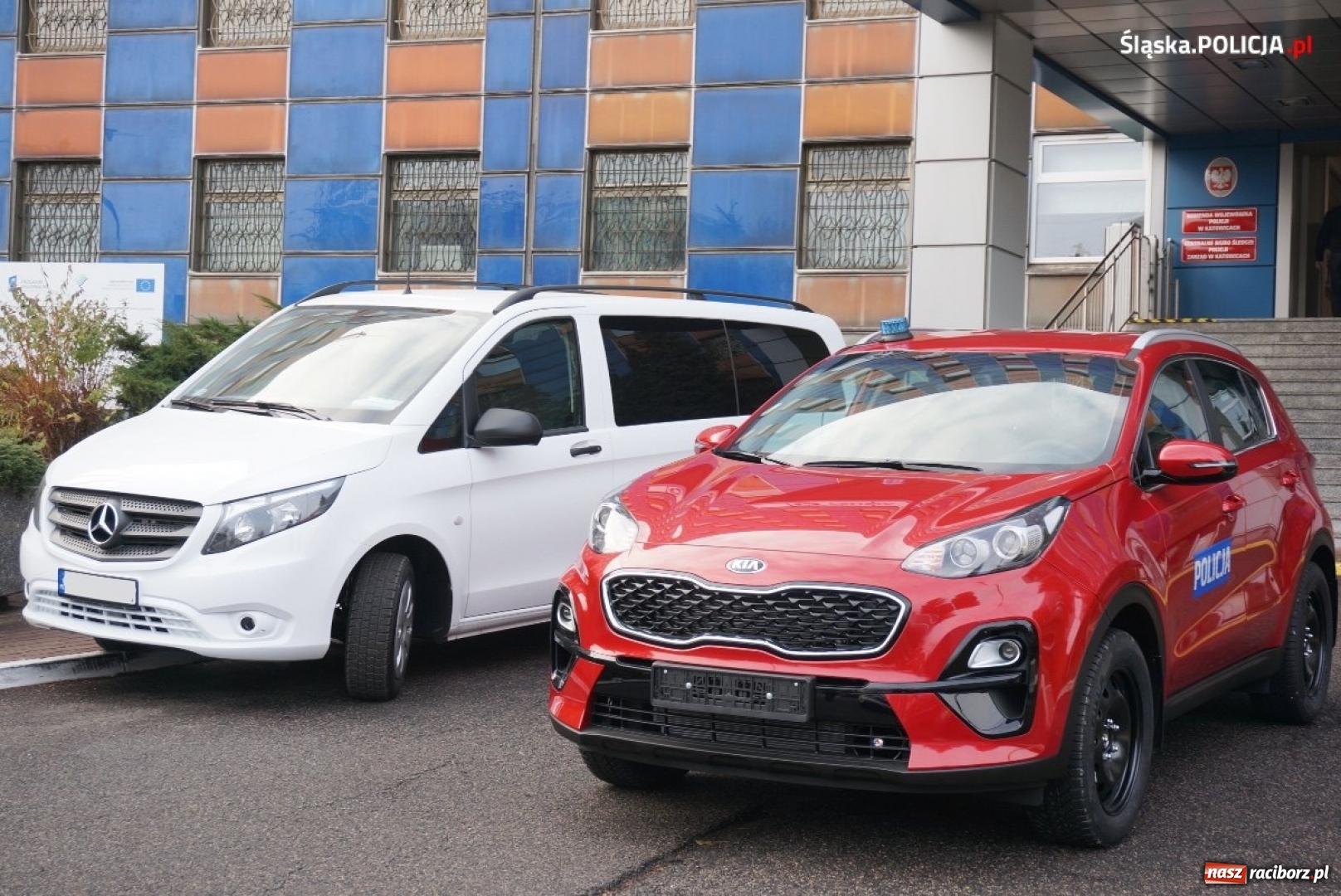 Zdjęcie w galerii na portalu naszraciborz.pl: COP24. Nowe wozy śląskiej policji i spore utrudnienia w aglomeracji wiadomości z regionu