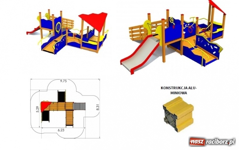 Zdjęcie w galerii na portalu naszraciborz.pl: Trwa przebudowa parku Jordanowskiego  wiadomości z regionu