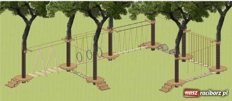 Zdjęcie w galerii na portalu naszraciborz.pl: Trwa przebudowa parku Jordanowskiego  wiadomości z regionu