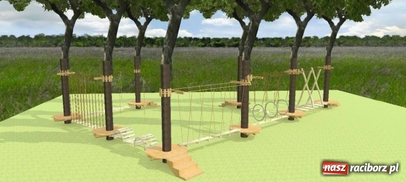 Zdjęcie w galerii na portalu naszraciborz.pl: Trwa przebudowa parku Jordanowskiego  wiadomości z regionu