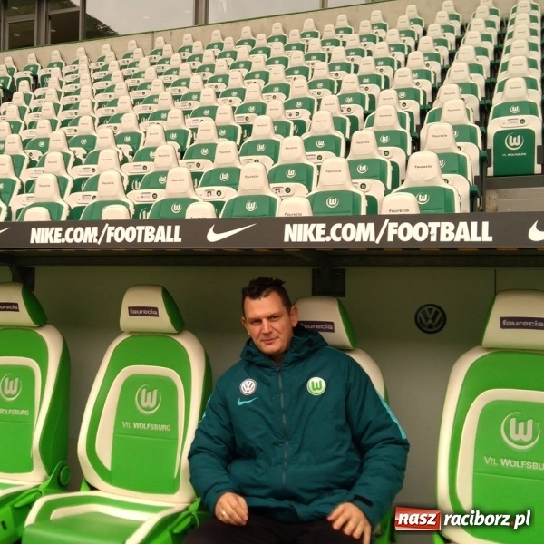 Zdjęcie w galerii na portalu naszraciborz.pl: Z Tworkowa do VfL Wolfsburg. Trener Piotr Mucha na stażu w klubie Bundesligi wiadomości z regionu