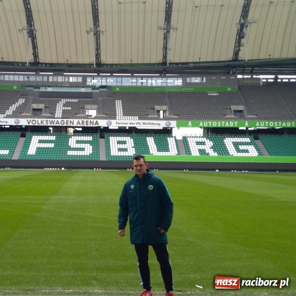 Zdjęcie w galerii na portalu naszraciborz.pl: Z Tworkowa do VfL Wolfsburg. Trener Piotr Mucha na stażu w klubie Bundesligi wiadomości z regionu