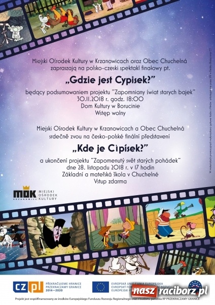 Zdjęcie w galerii na portalu naszraciborz.pl: Krzanowicki MOK zaprasza na darmowy spektakl Gdzie jest Cypisek?  wiadomości z regionu