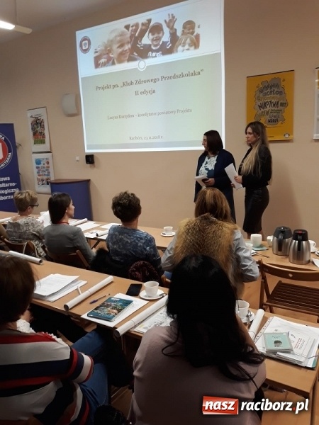 Zdjęcie w galerii na portalu naszraciborz.pl: Klub Zdrowego Przedszkolaka, czyli szkolenia dla koordynatorów przedszkolnych w raciborskim Sanepidzie wiadomości z regionu